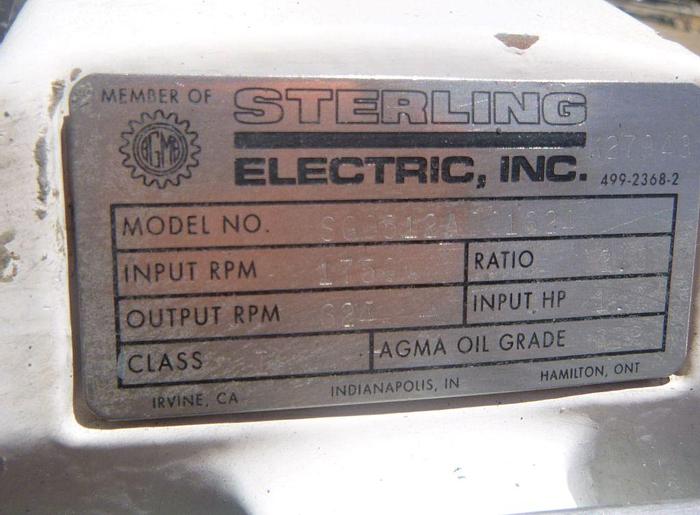 Used Pump, Rotary, Alfa Laval, 1 HP, 1.5", 316 S/st, Mdl SRU2WLS #S744115