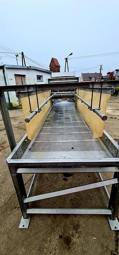 Used Płuczko - separator wibracyjny "FEMIA" ze stołem prętowym i siatką perforowaną