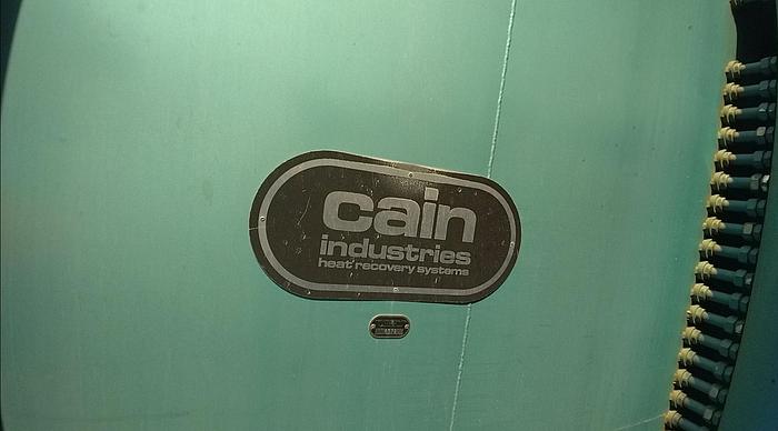 Used Heat Exchanger, Air, 2,528 SF, 550 deg F, Cain Industries #S744457