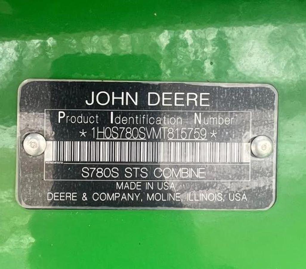 Used 2021 John Deere S780