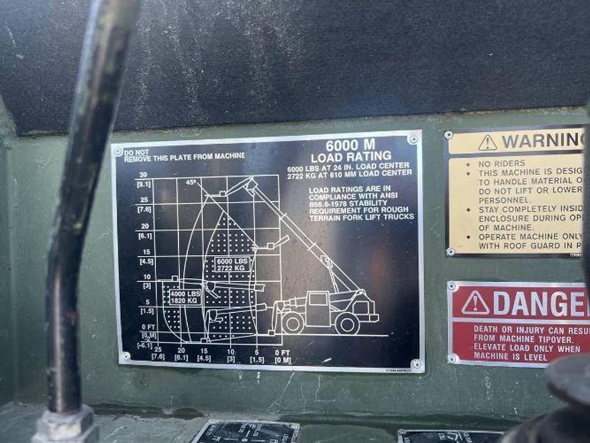 Used 1989 Sky Trak 6000M Military Telehandler
