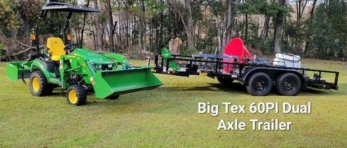 Used 2022 John Deere 1025R with Trailer