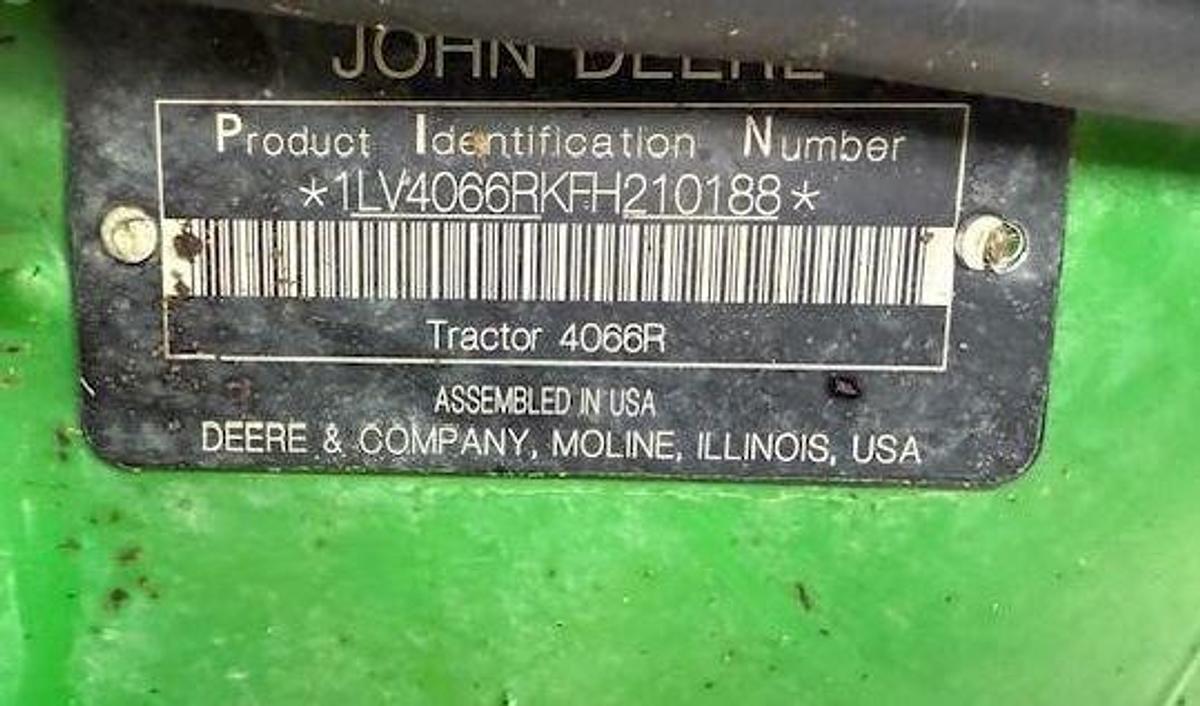 Used 2015 JOHN DEERE 4066R