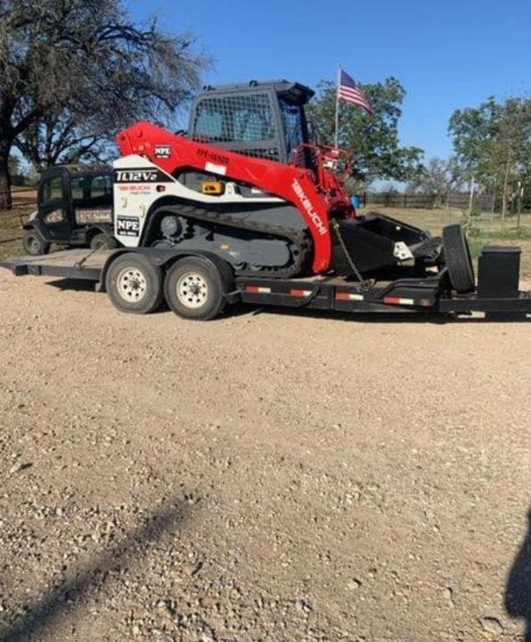Used 2022 Takeuchi Tl12v2 Skid Steer & FAE Mulcher
