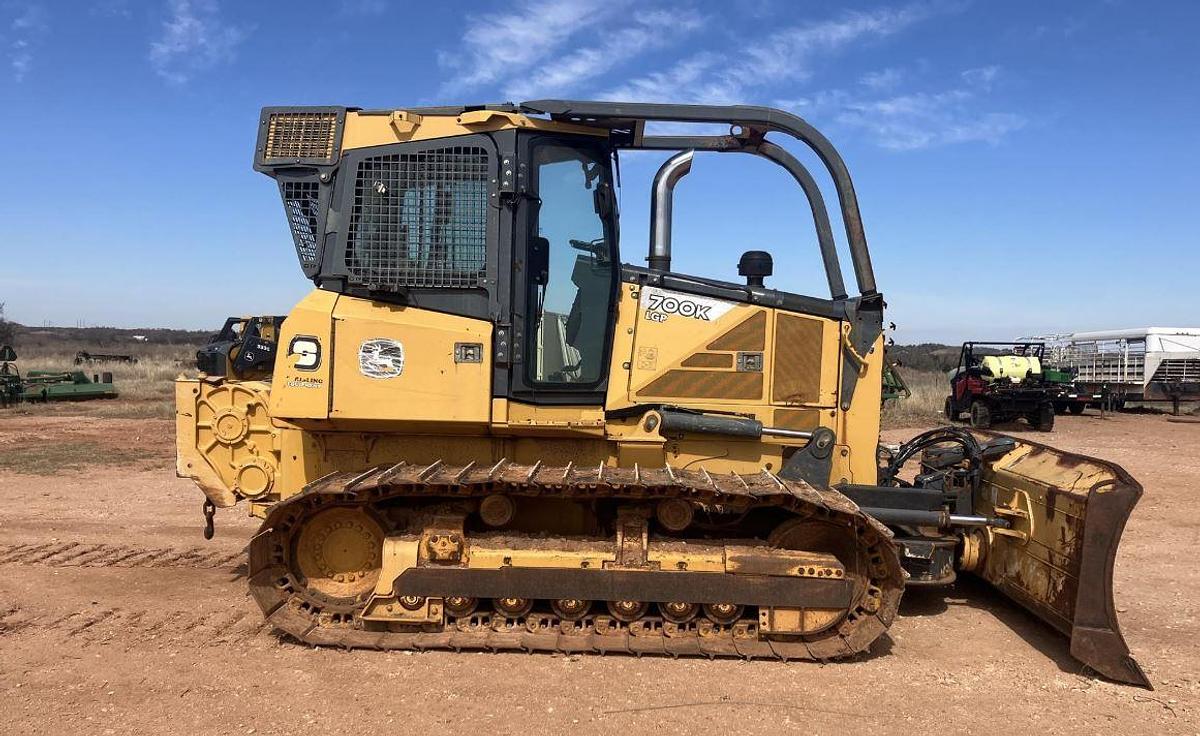 Used 2013 John Deere 700K LGP Crawler Dozer • Winch • Diesel