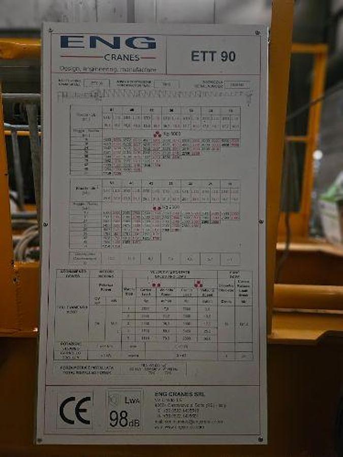 2013 ENG ETT90 Tower Crane