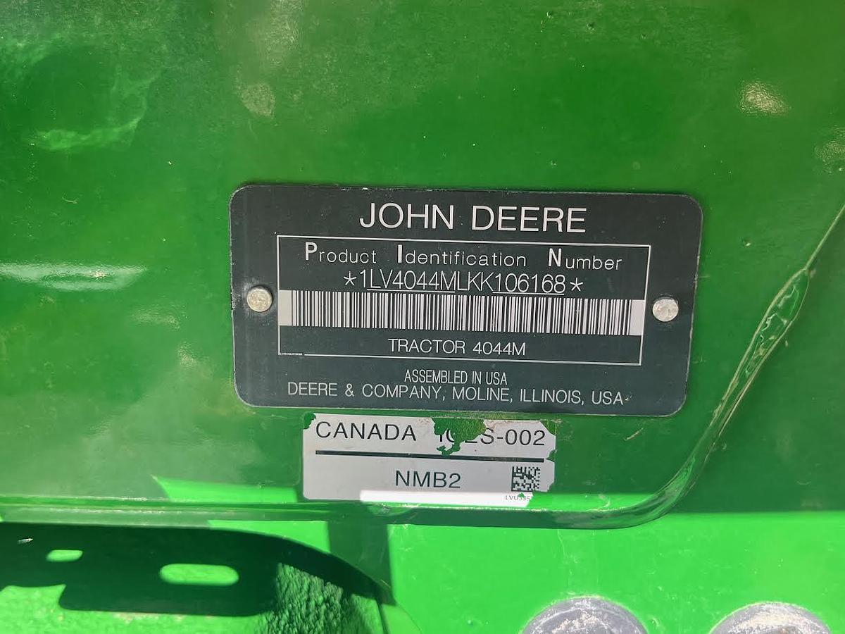 Used 2019 John Deere 4044M