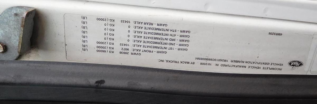 Used 2009 CORMACH 28200E4 ASC MOUNTED ON 2009 MACK GRANITE GU813