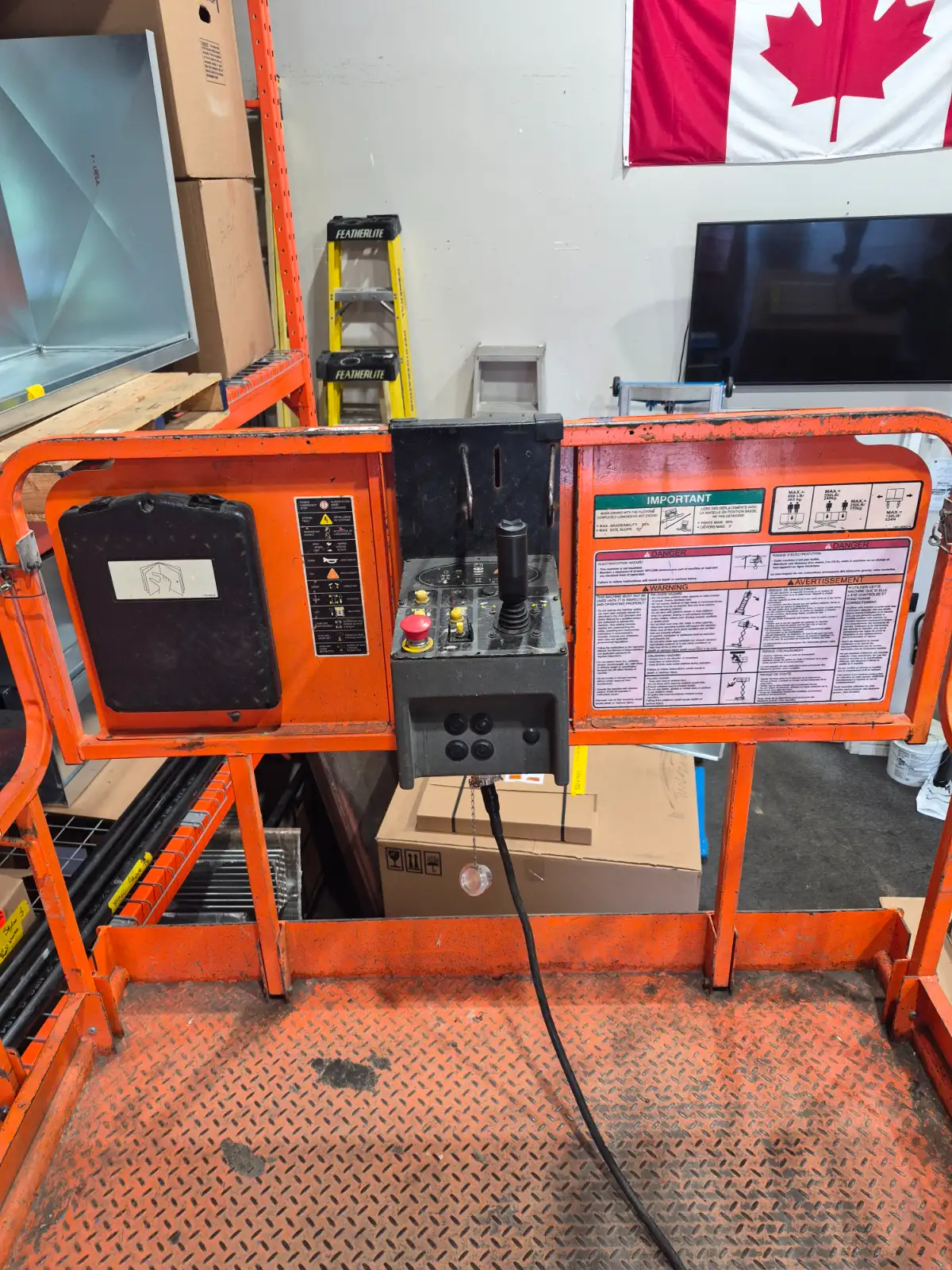 Used 2018 Electric Rough Terrain Scissor Lift 4069LE