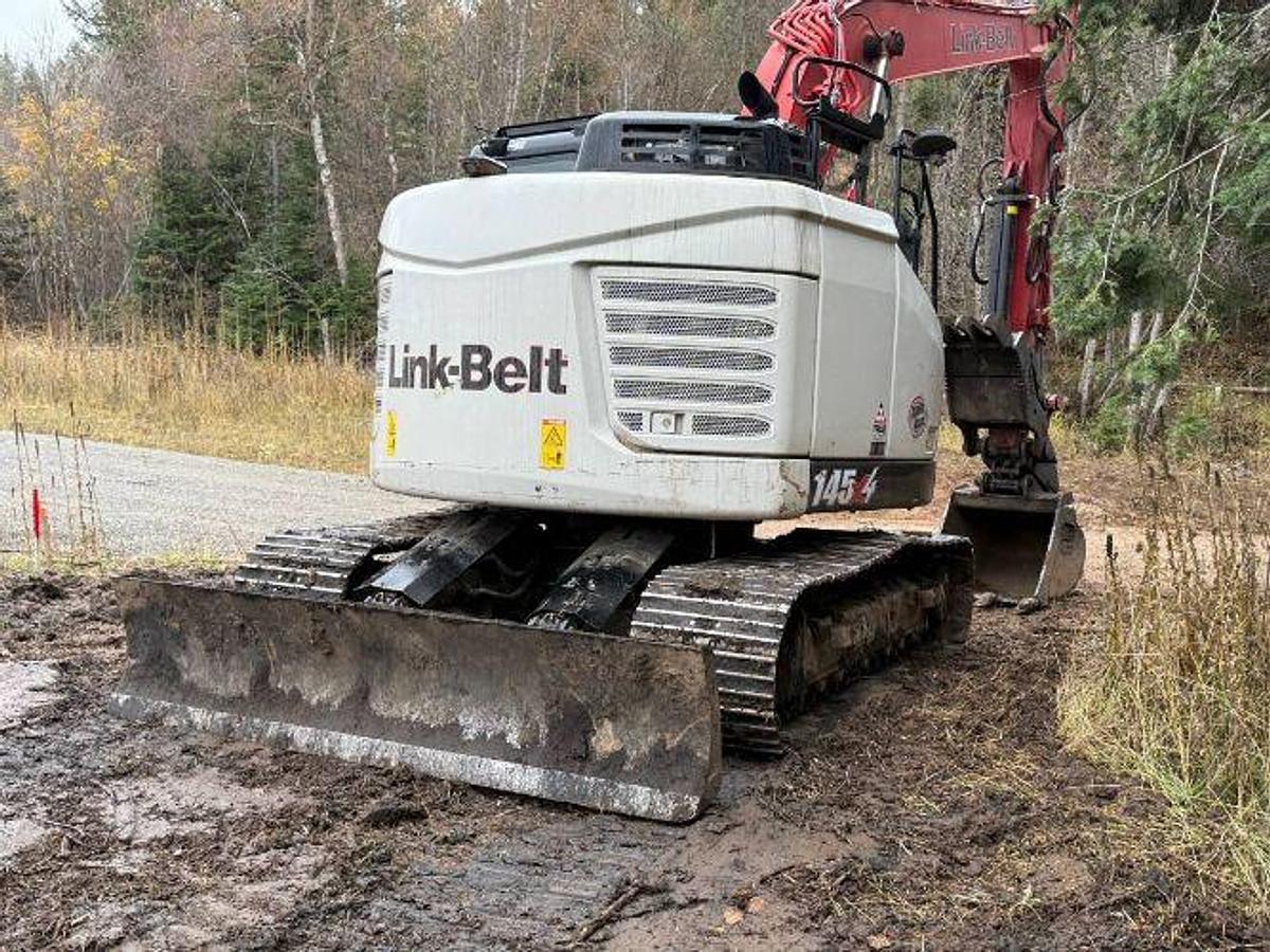 Used 2021 Linkbelt 145X 4 DZ Excavator with Dozer Blade