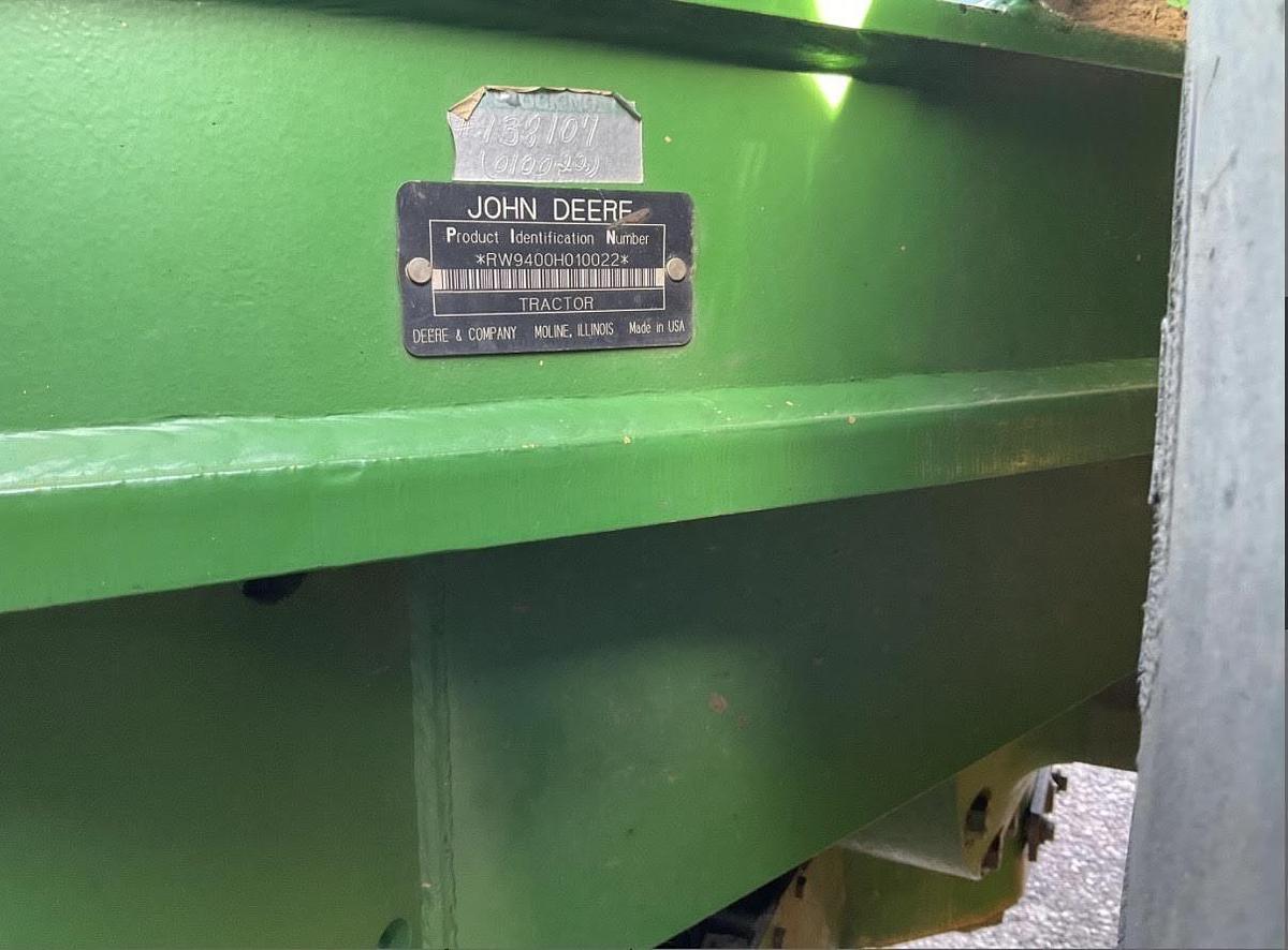 Used 1999 JOHN DEERE 9400 Tractor