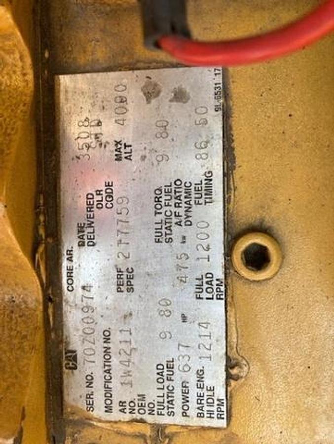 Used 1998 Caterpillar D3508