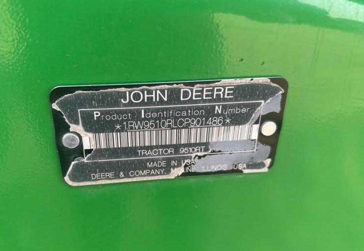 Used 2012 JOHN DEERE 9510RT