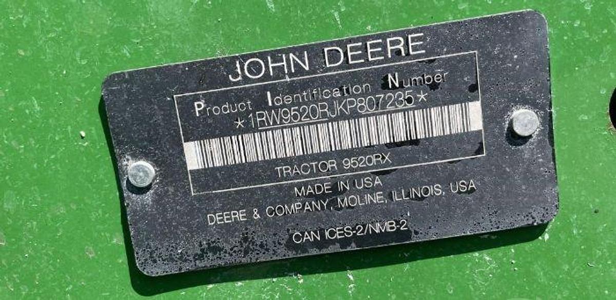 Used 2019 JOHN DEERE 9520RX