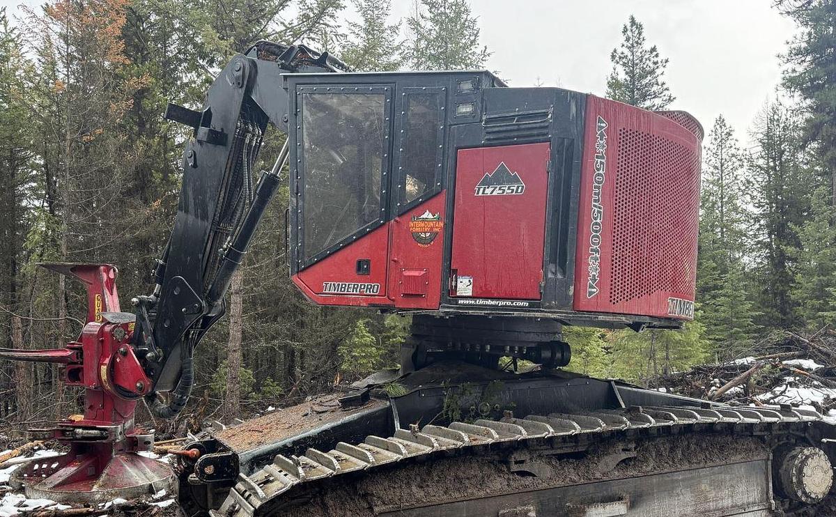 Used 2021 TimberPro TL755D Track Feller Buncher