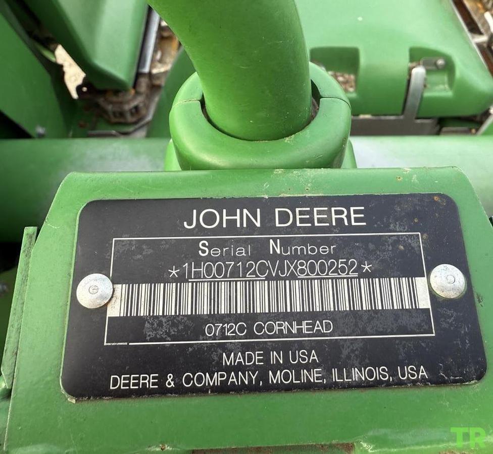 Used 2018 John Deere 712C 12-Row Corn Head