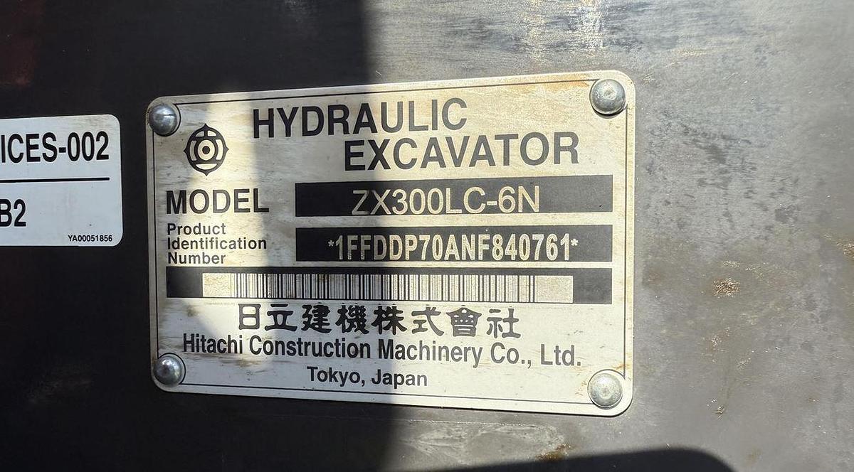 Used 2022 HITACHI ZX300 LC-6N Excavator