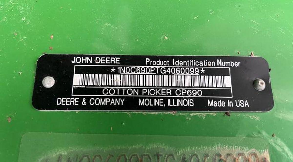 Used 2016 JOHN DEERE CP690