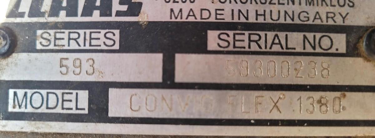Used 2020 CLAAS CONVIO FLEX 1380 Platform Header