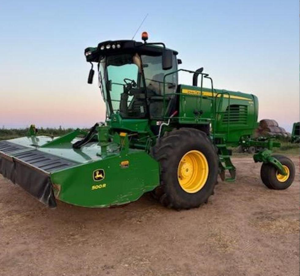 Used 2018 John Deere W235R Windrower