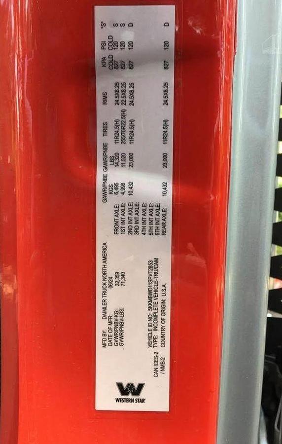 Used 2025 WESTERN STAR 49X Logging Truck