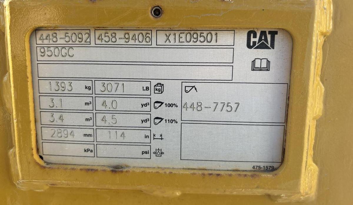 Used 2017 Caterpillar 950GC