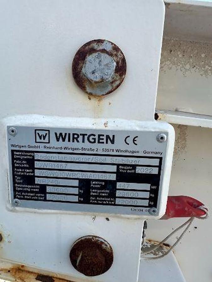 Used 2022 Wirtgen 240i Soil Stabilizer