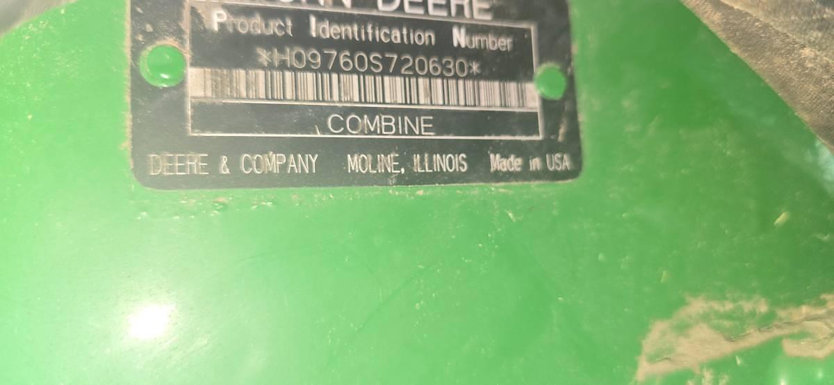 Used 2007 John Deere 9760 STS Combine