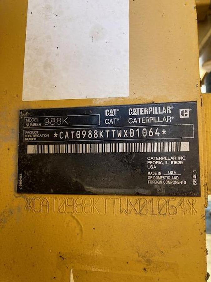 Used 2016 CATERPILLAR 988K