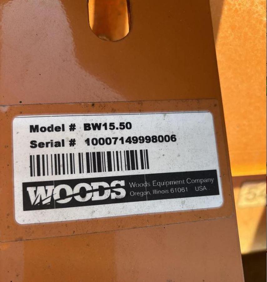 Used 2020 WOODS BW15.50