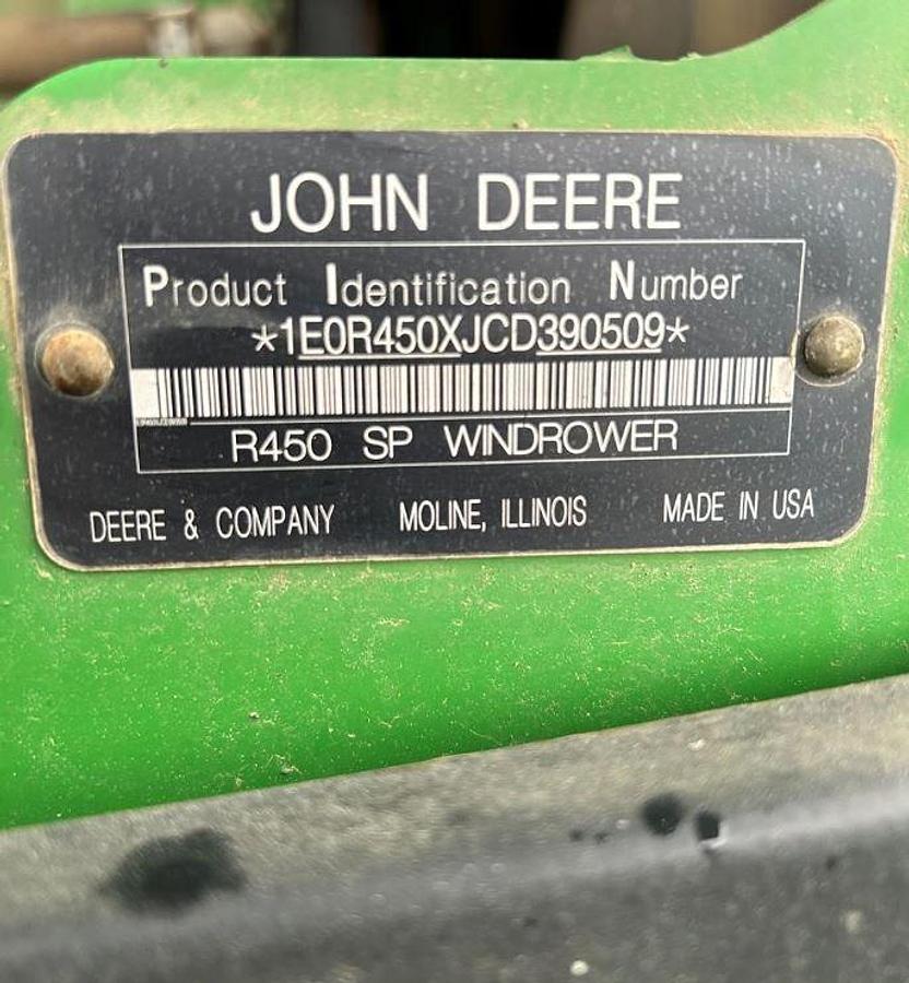 Used 2012 JOHN DEERE R450