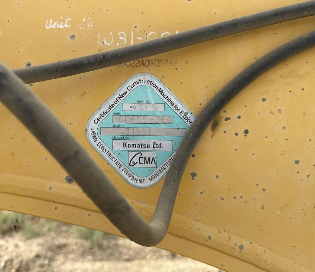 Used 2008 Komatsu GD655-3E0 Motor Grader
