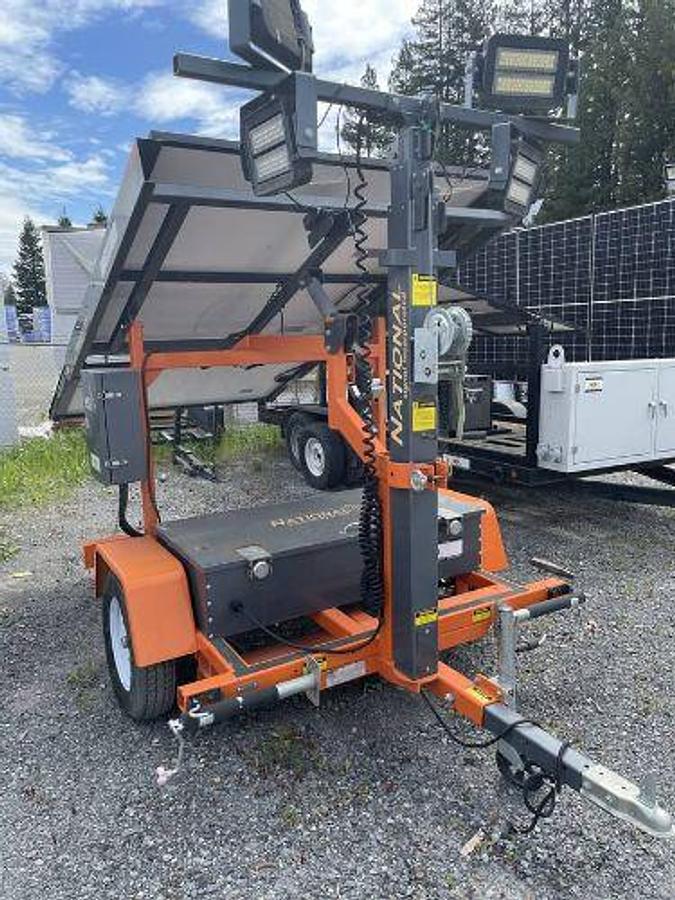 Used 2019 National Signal Solar Light Tower Trailer