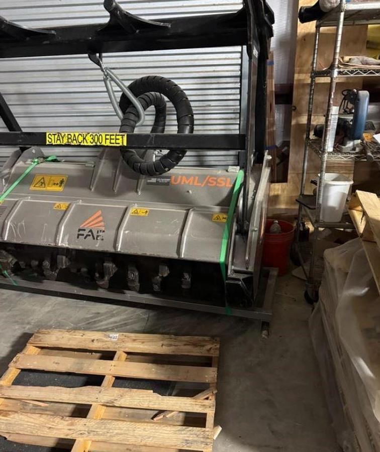 Used 2022 Takeuchi Tl12v2 Skid Steer & FAE Mulcher