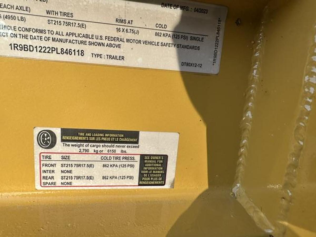 Used 2024 MARKSMAN MFG Dump Trailer