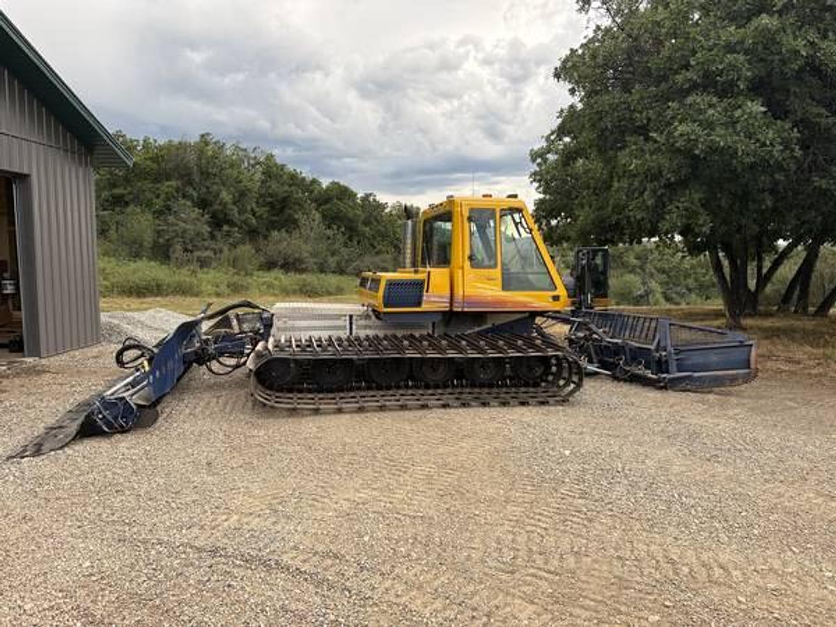 Used 1997 Bombardier Plus Mp Snowcat – Front Blade & Rear Tiller