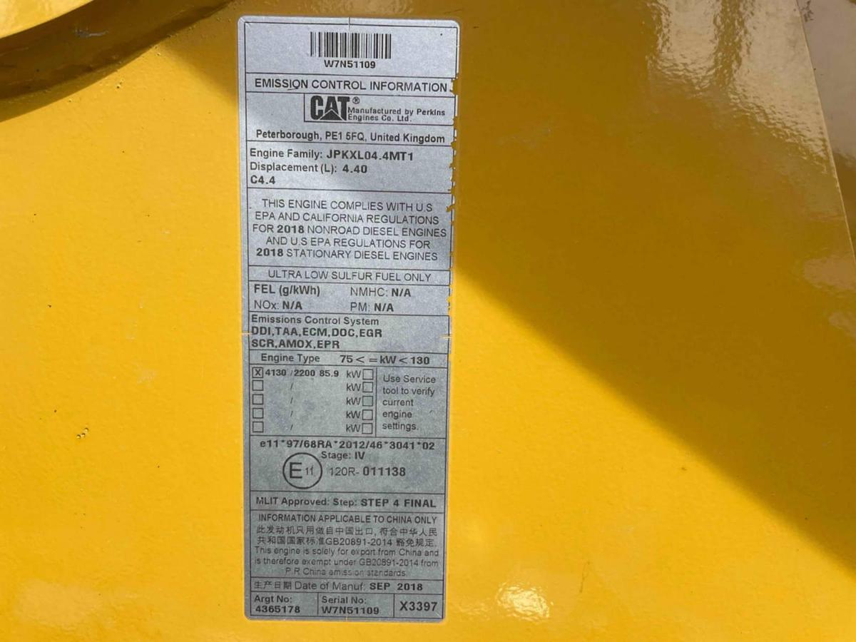 Used 2019 Caterpillar 440 Extended Backhoe Loader