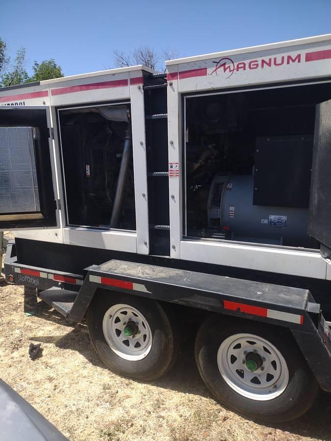 Used 2014 Magnum MMG 175 KVA Diesel Generator with Trailer