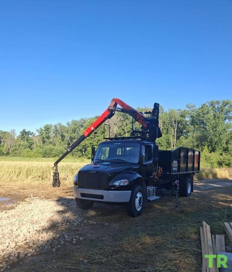 Used 2024 Freightliner Business Class M2 106 with Fassi F145 AZ Grapple & 16-Foot Dump Bed