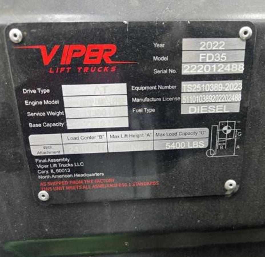 Used 2022 Viper FD35