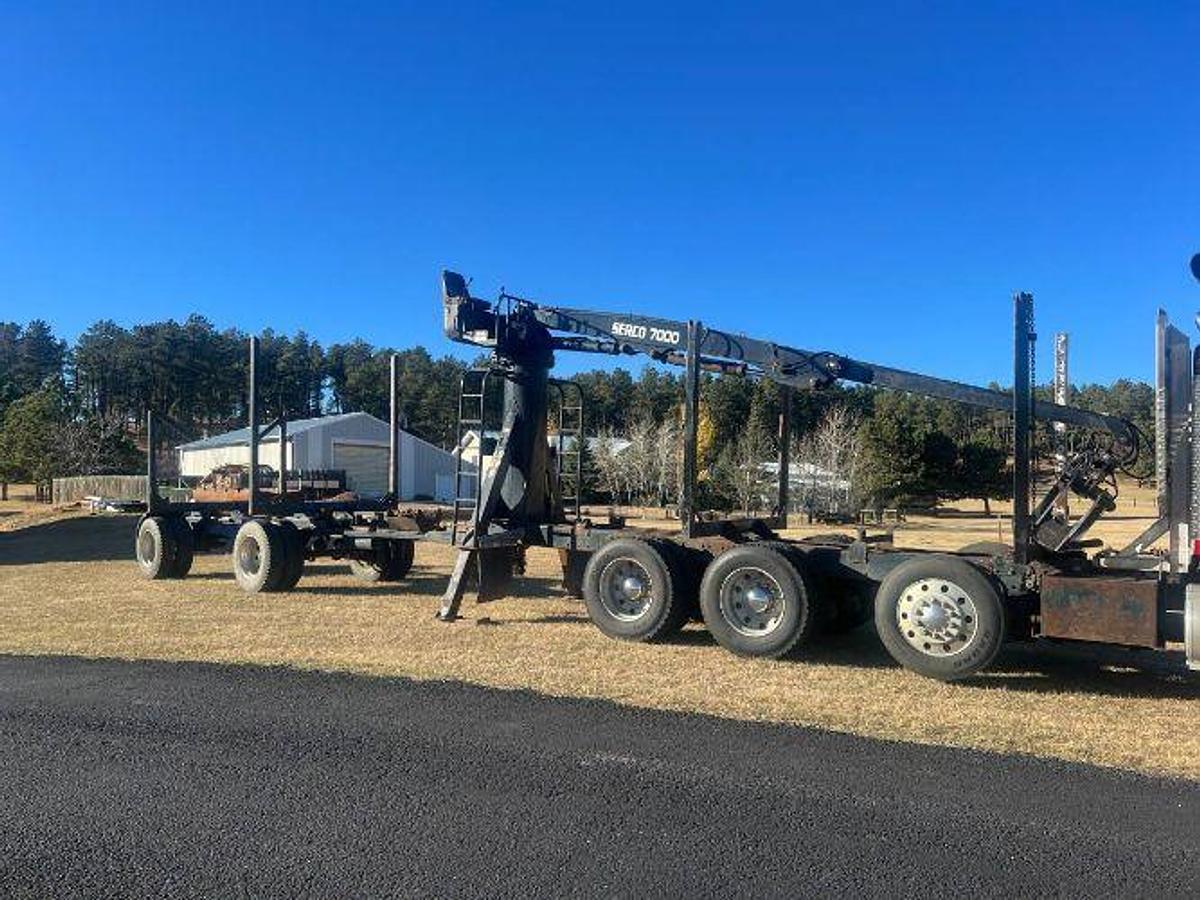 Used 2019 Serco 7000 Log Trailer and Loader
