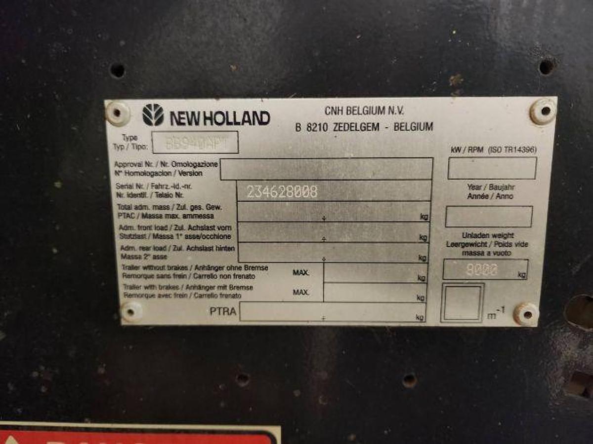 Used 2012 NEW HOLLAND BB940A