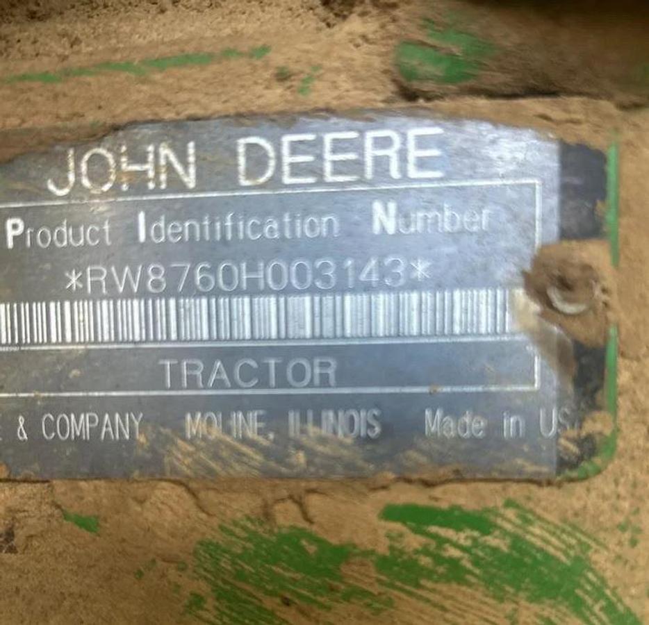 Used 1990 JOHN DEERE 8760 Tractor