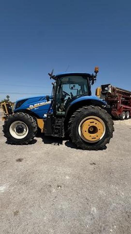 Used 2020 New Holland T6.155 Diamond Side Boom Mower