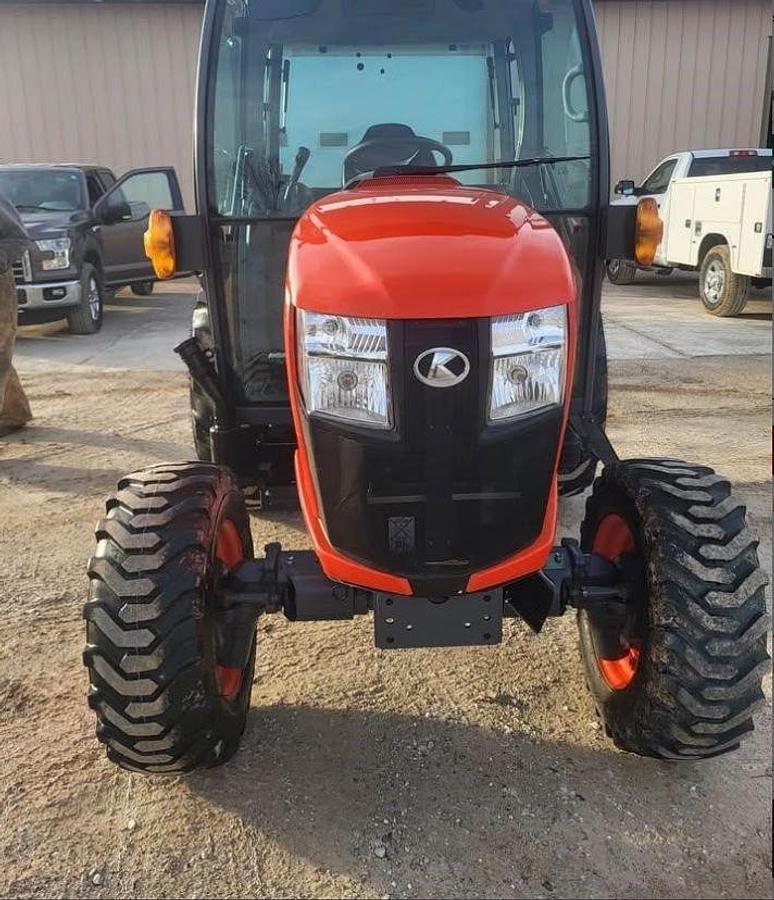 Used 2023 Kubota L3560HSTC-LE Cab Tractor with Mower