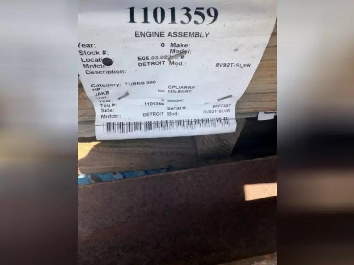 Used Detroit 8V 92 Diesel Engine