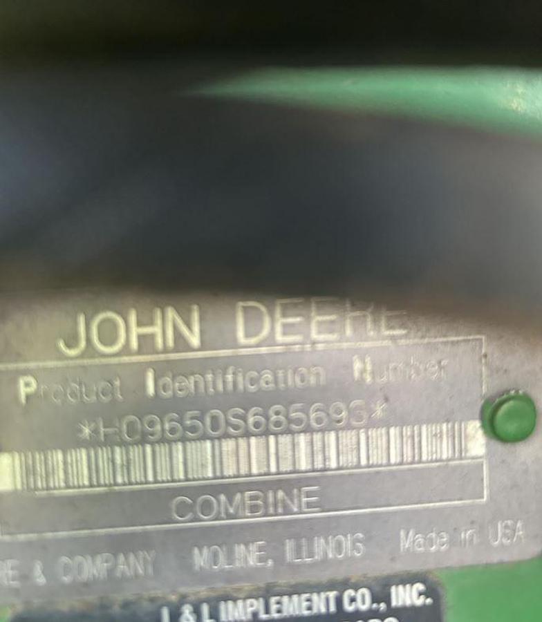 Used 2001 John Deere 9650 STS