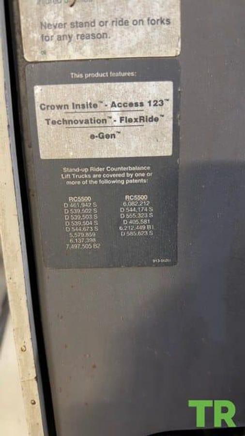 Used 2011 Crown RC5510-30 Stand-Up Forklift