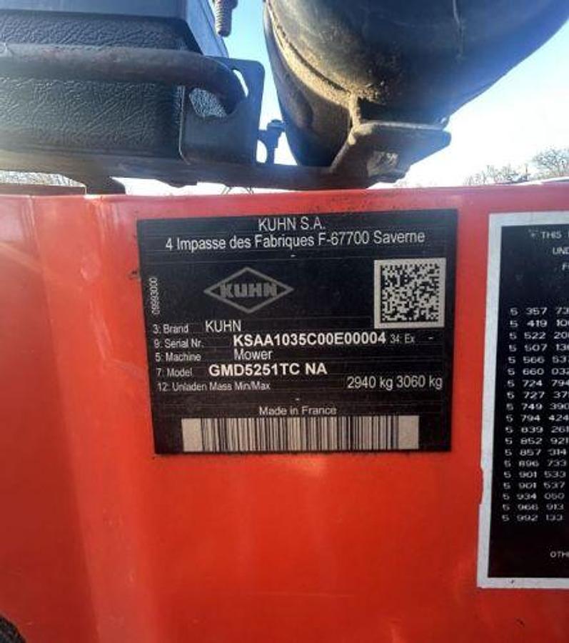 Used 2020 KUHN GMD5251TC