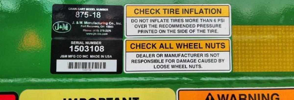 Used 2018 J&M 875-18